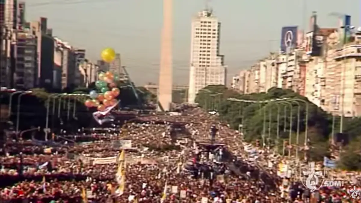 Folla a Buenos Aires
